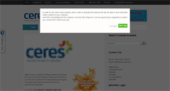 Desktop Screenshot of cereseurope.com
